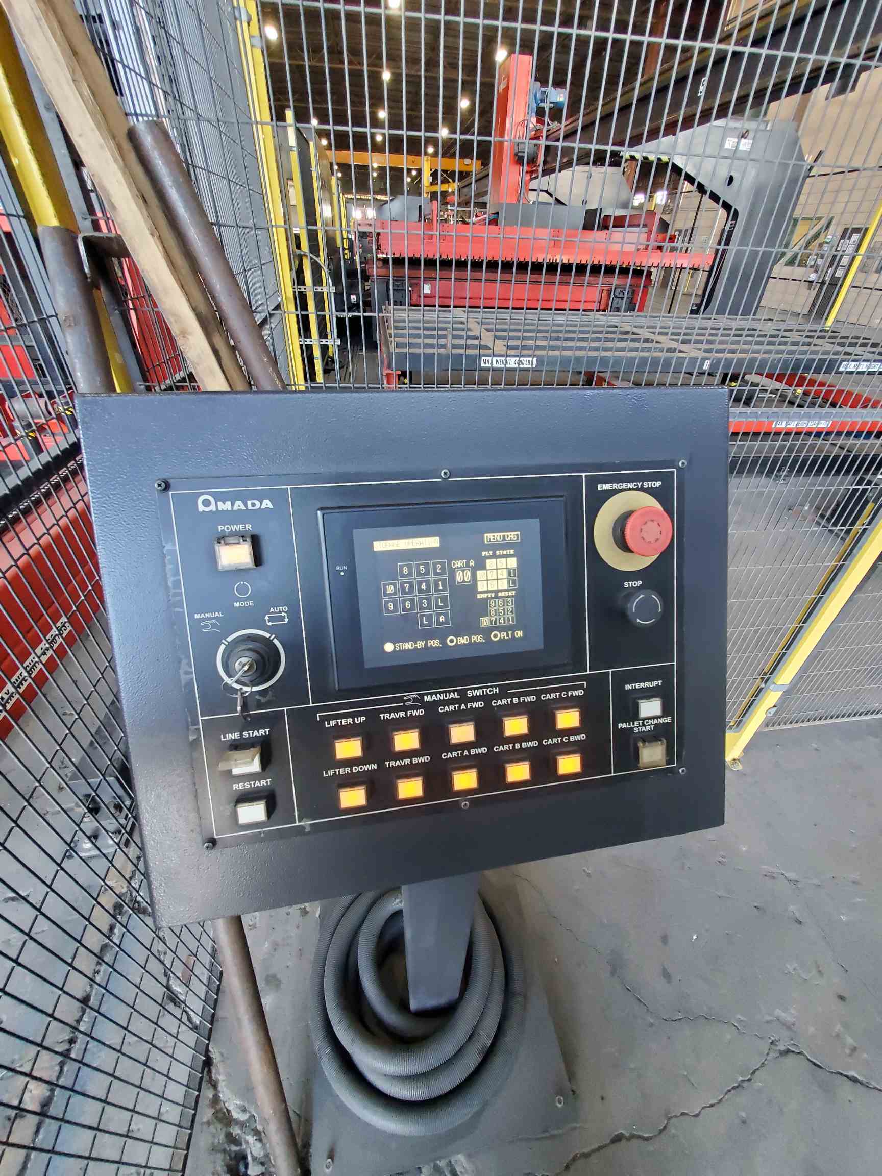 Amada AMS4020 Automation 10 Shelf Tower
