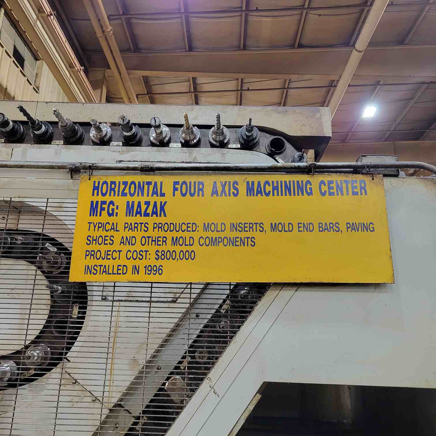 Mazak Mazatech-H800 HMC