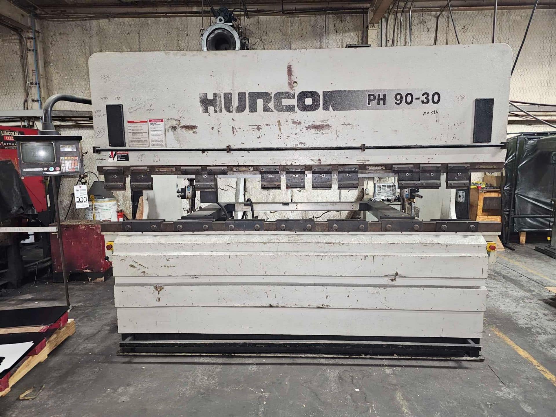 hurco-90-tonby-10ft-press-brake-ph-90-30-autobend-7 hurco 90 ton x 10ft press brake ph 90-30 autobend 7