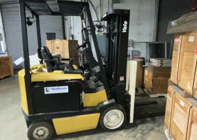 yale 4000 lb electric forklift model erc040ghn36te084