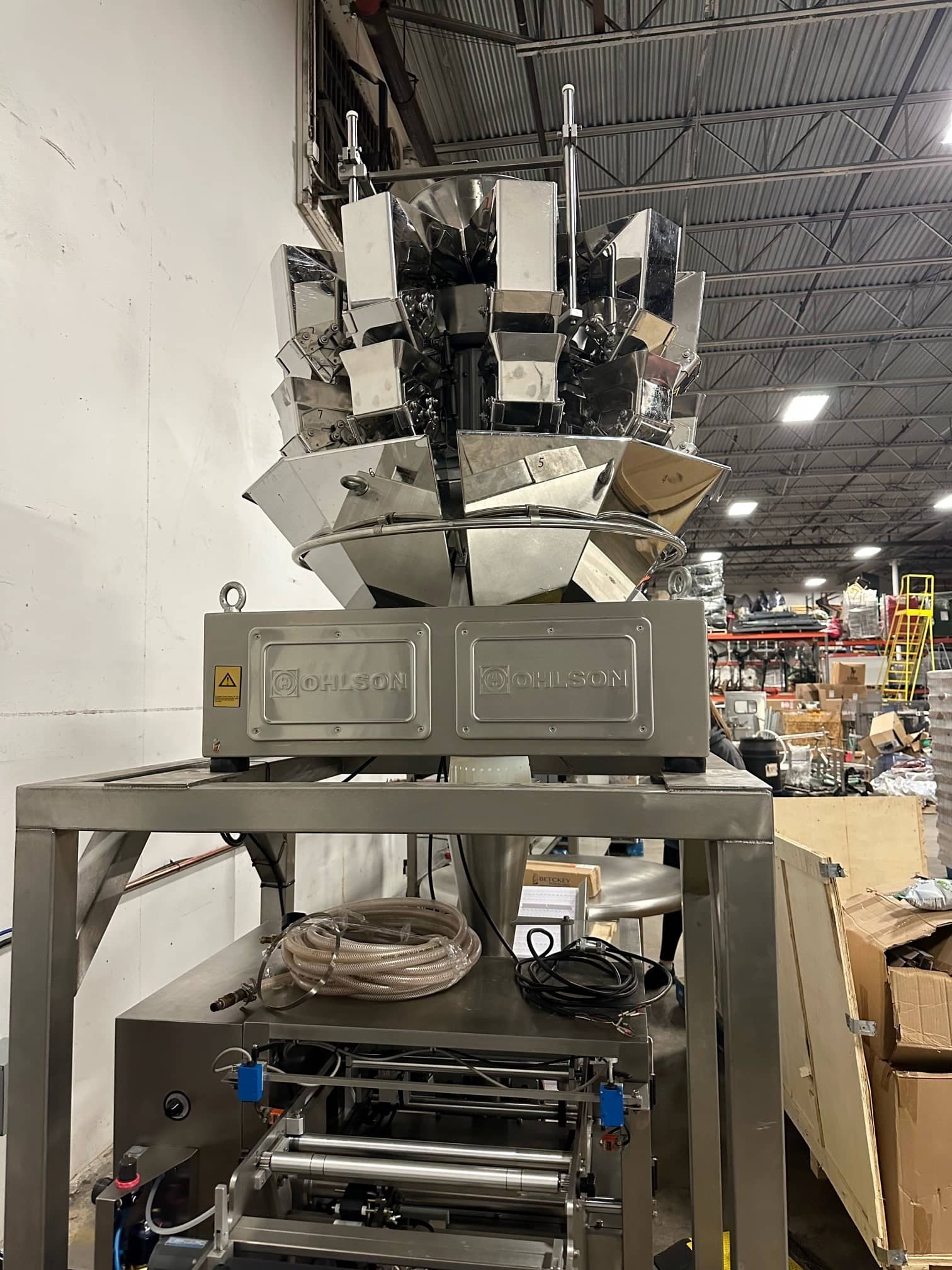 Ohlson VFFX-427-SS Vertical Form Fill and Seal Packaging System