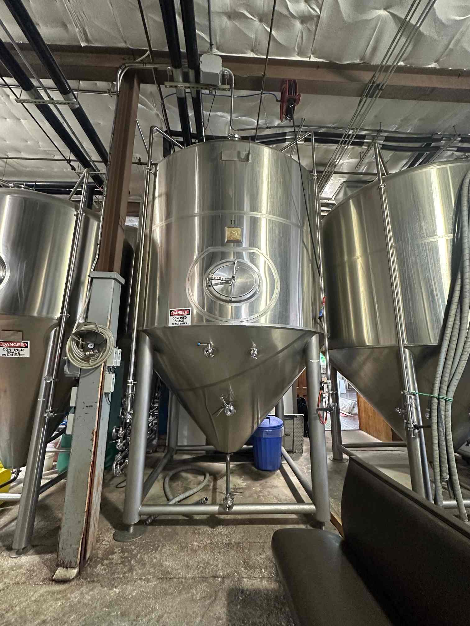 120 BBL Stainless Steel Jacketed Tank