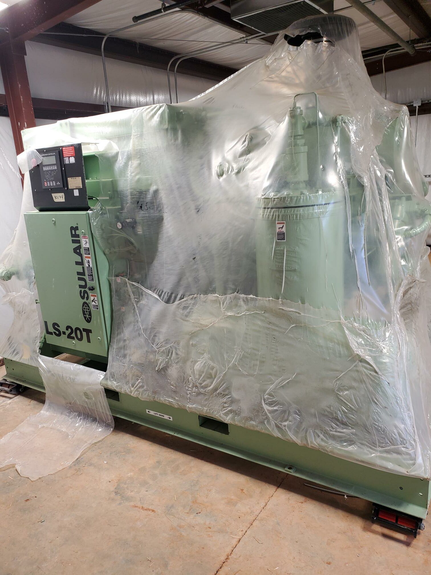 200 HP Sullair LS20T Rotary Screw Air Compressor
