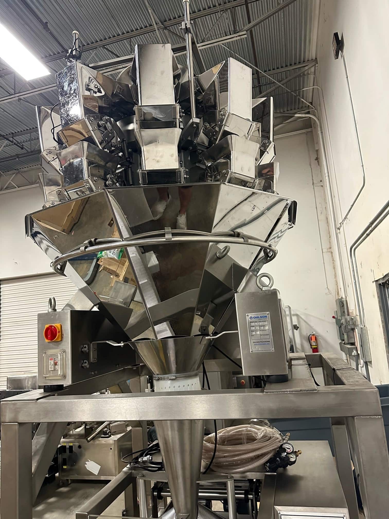 Ohlson VFFX-427-SS Vertical Form Fill and Seal Packaging System