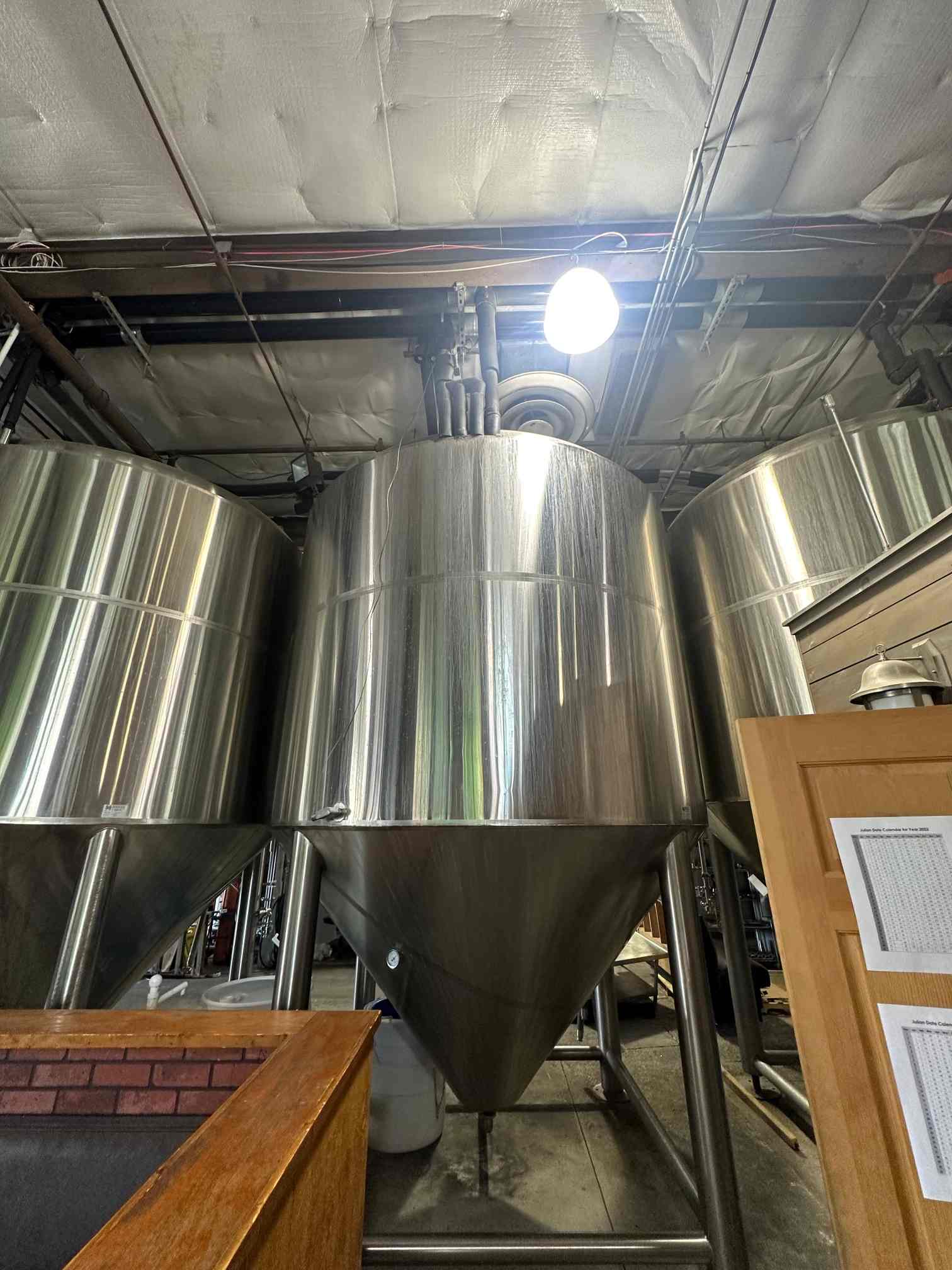 120 BBL Stainless Steel Jacketed Tank