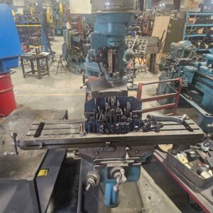 Bridgeport Vertical Mill, 9" x 42" Table, 1 HP