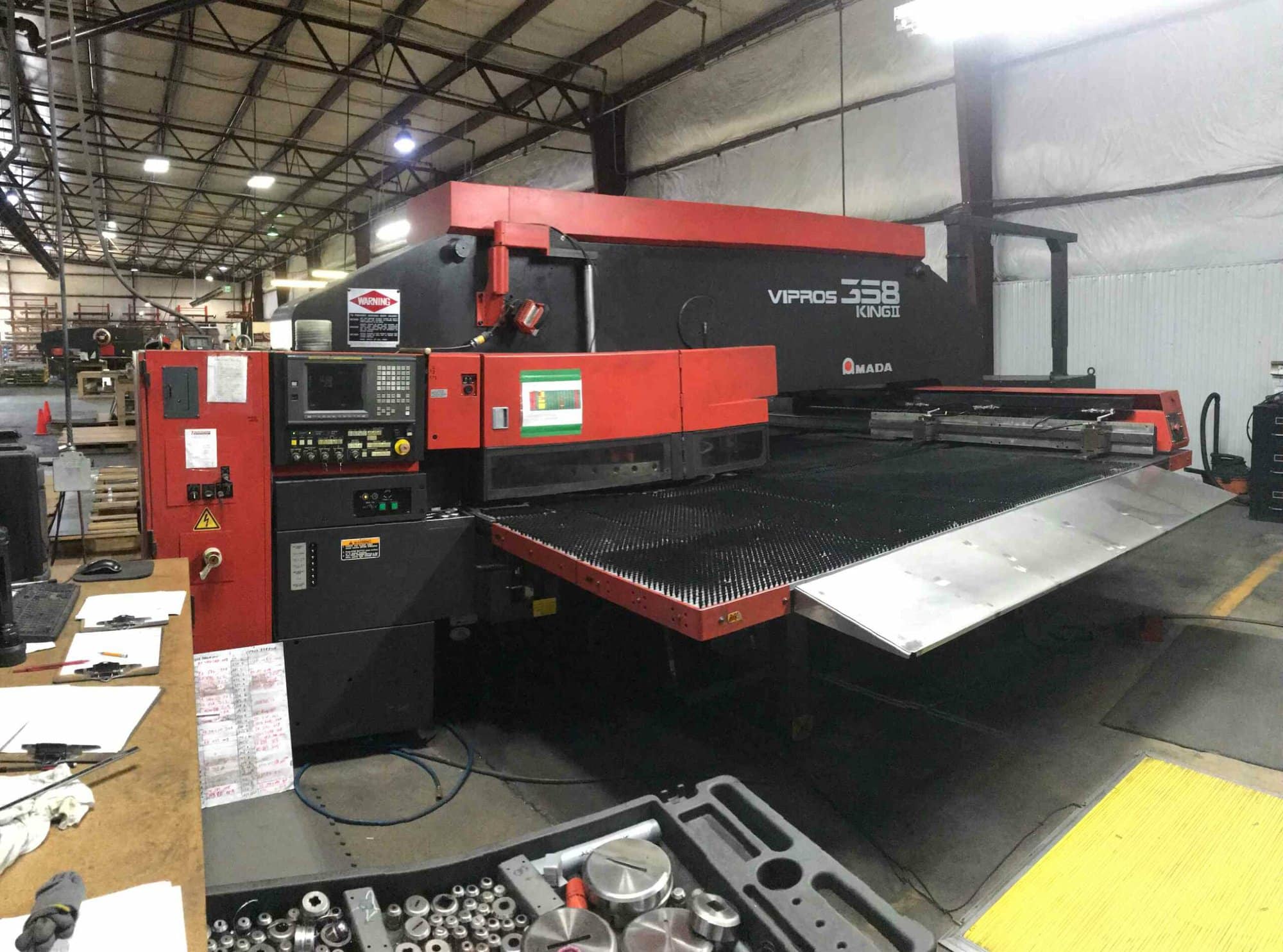 33 Ton Amada Vipros 358 KING II Turret Punch