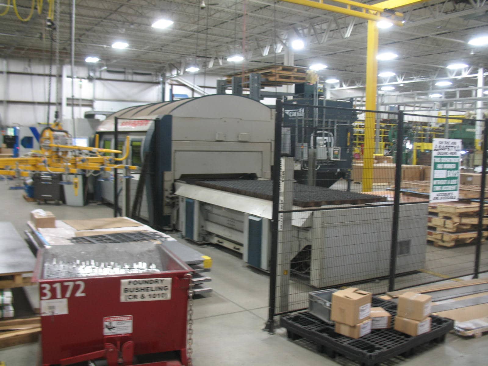 3,000 Watt Salvagnini L1Xe-30 Fiber Laser