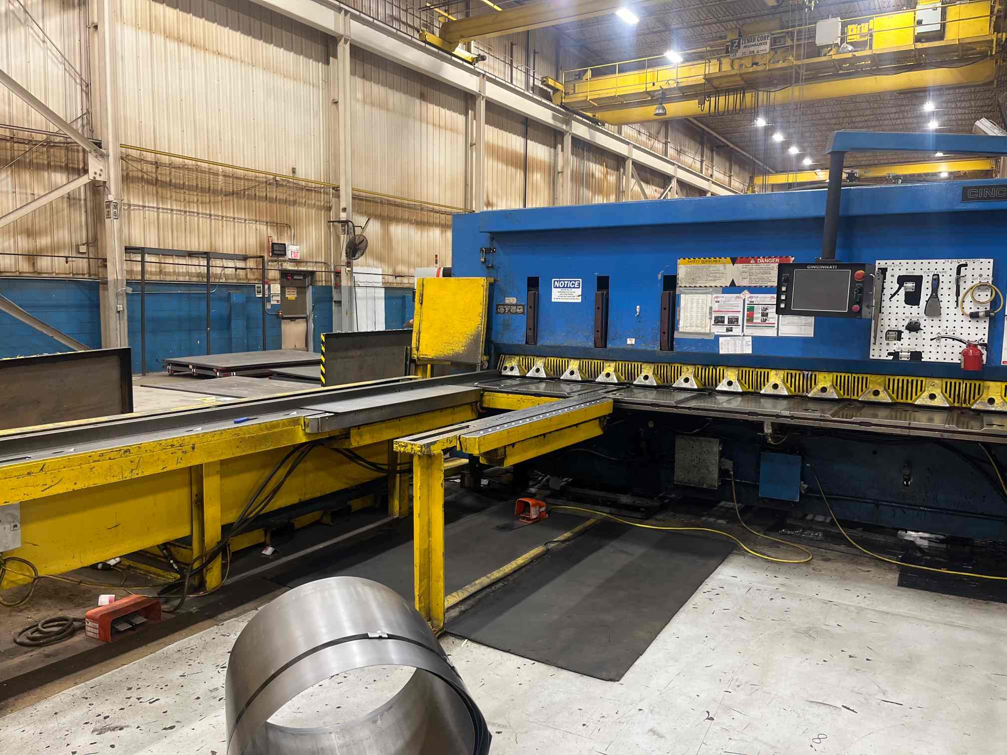 3/8" X 12' Cincinnati 3750 CH CNC Hydraulic Shear
