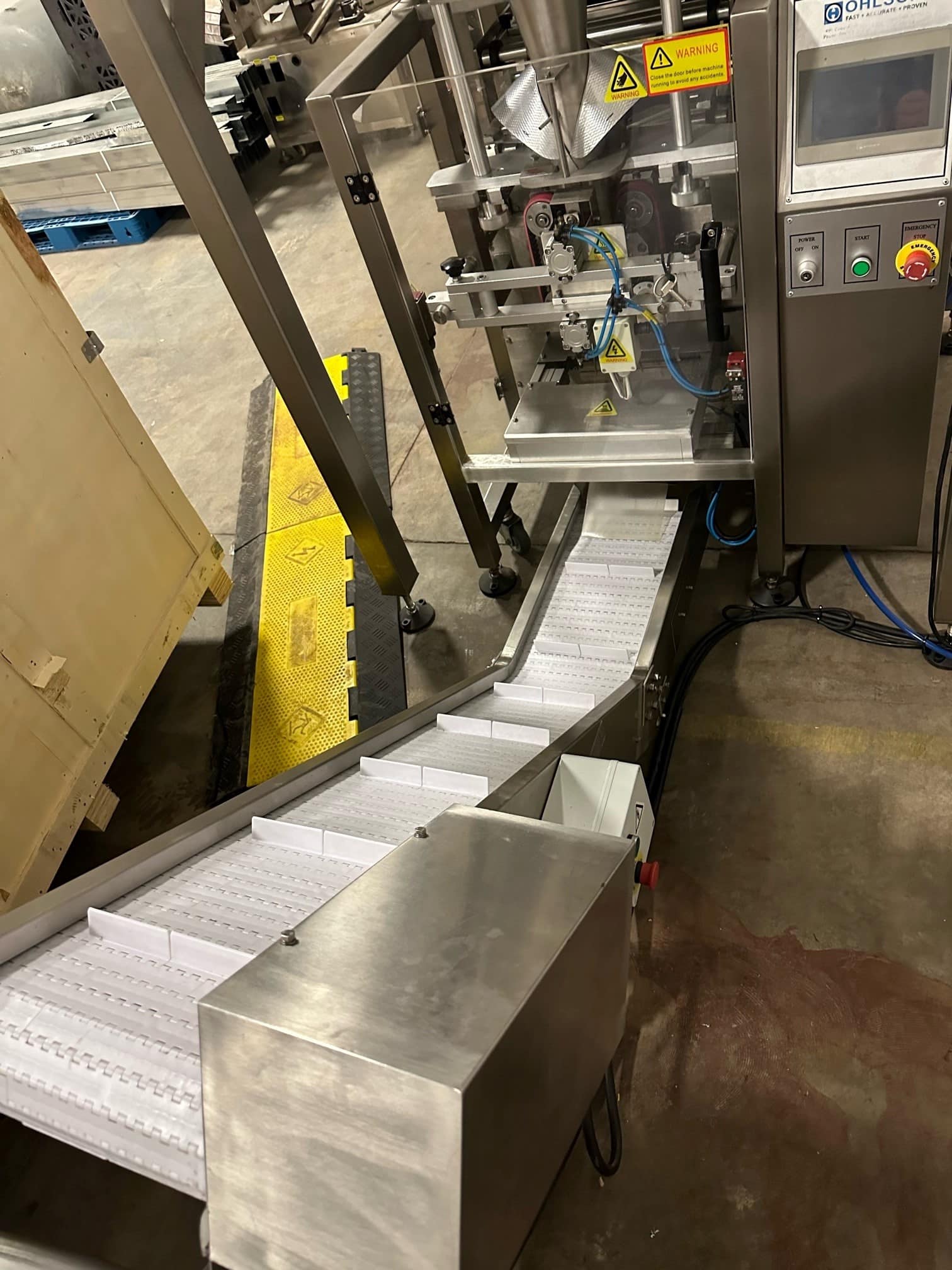 Ohlson VFFX-427-SS Vertical Form Fill and Seal Packaging System