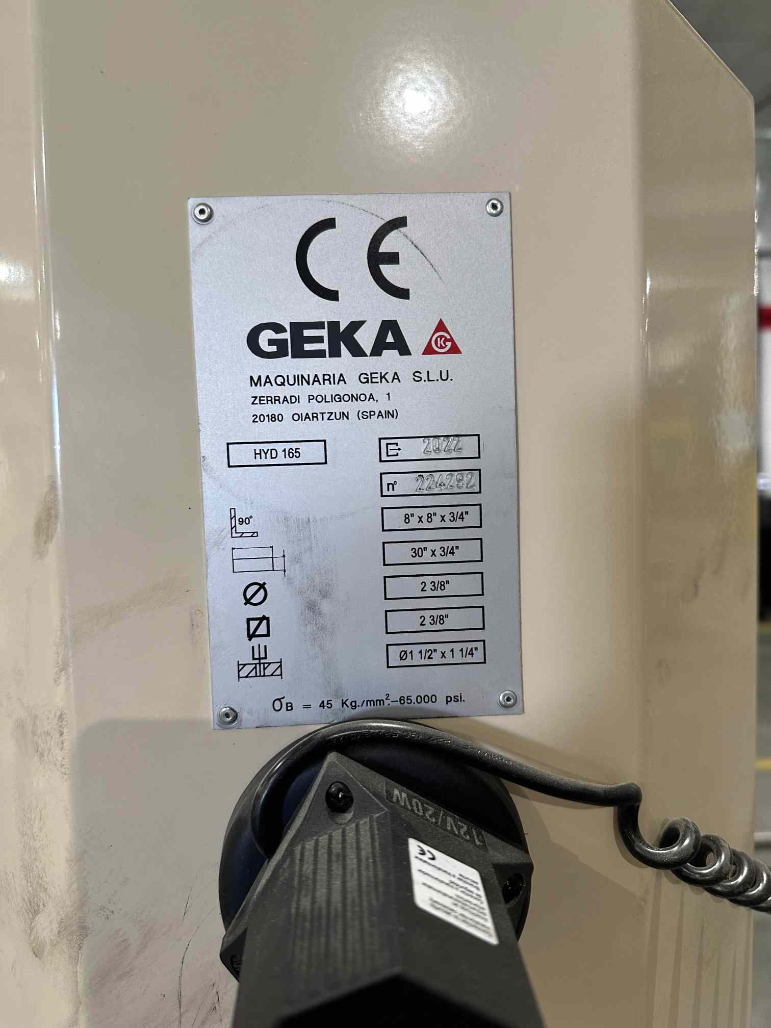 165 Ton Geka Hydracrop 165 SD Ironworker