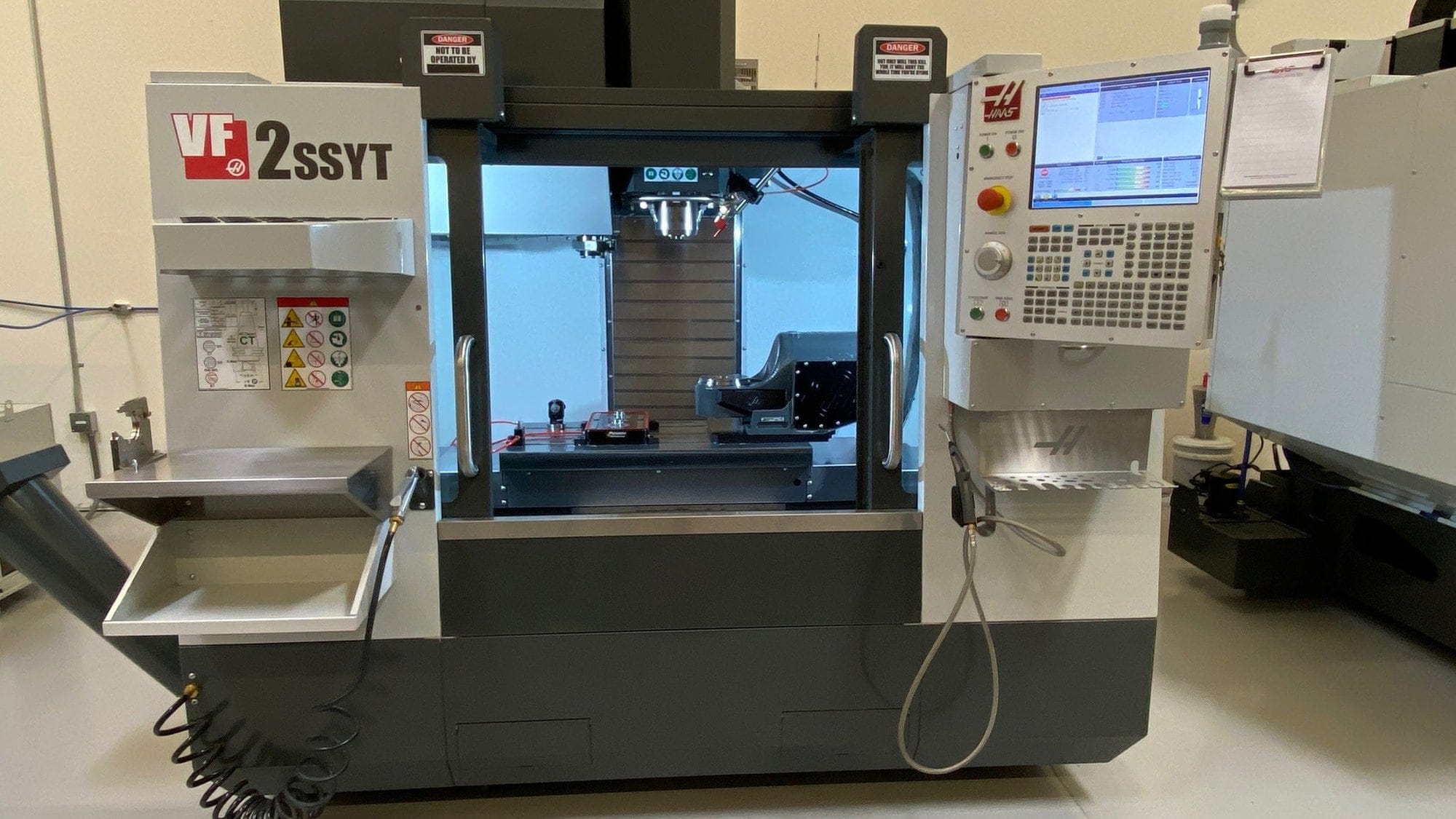 2019 haas vf-2 ssyt 5 axis vertical machining center
