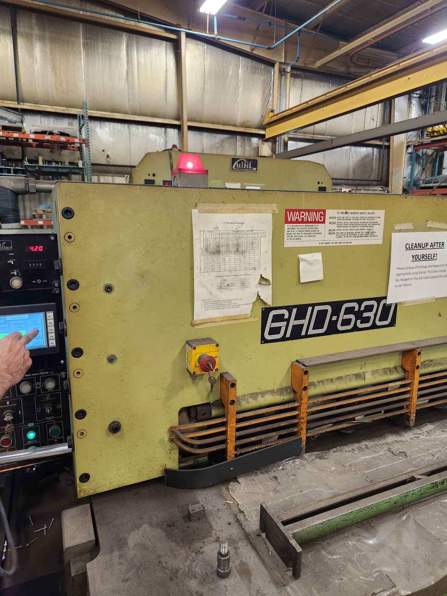 ¼ X 10’ Guifil GHD-630 Shear