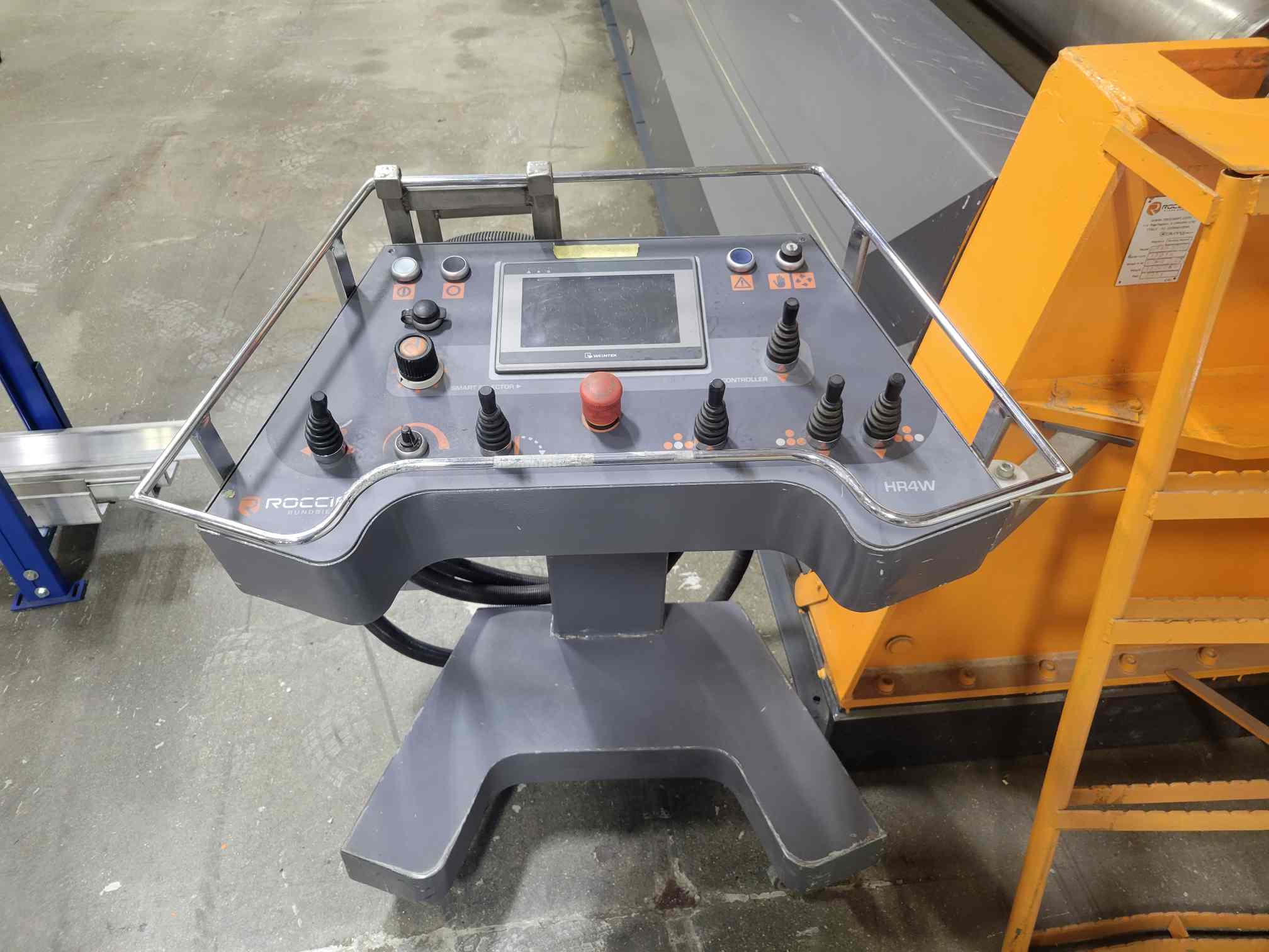 16' x 3/8" Roccia HR4W5010 4 Roll CNC Plate Roller