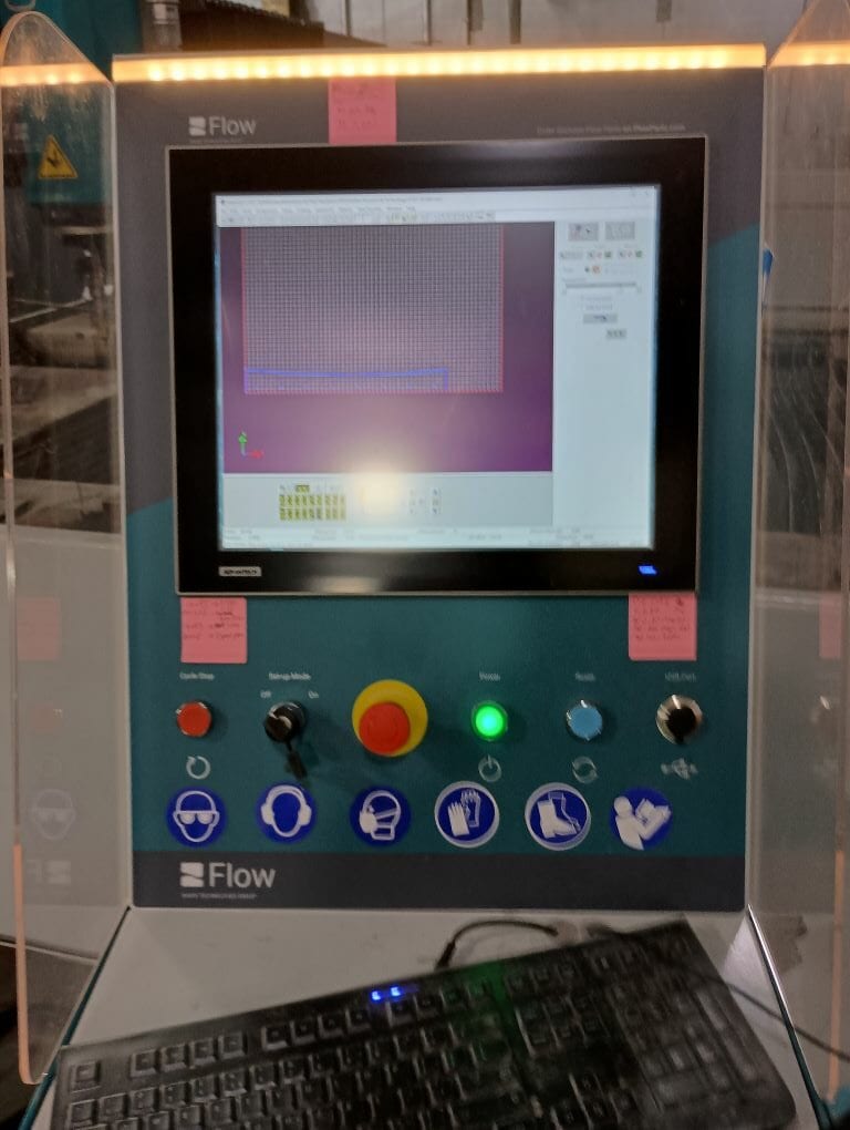 6' x 10' FLOW Mach200 Waterjet
