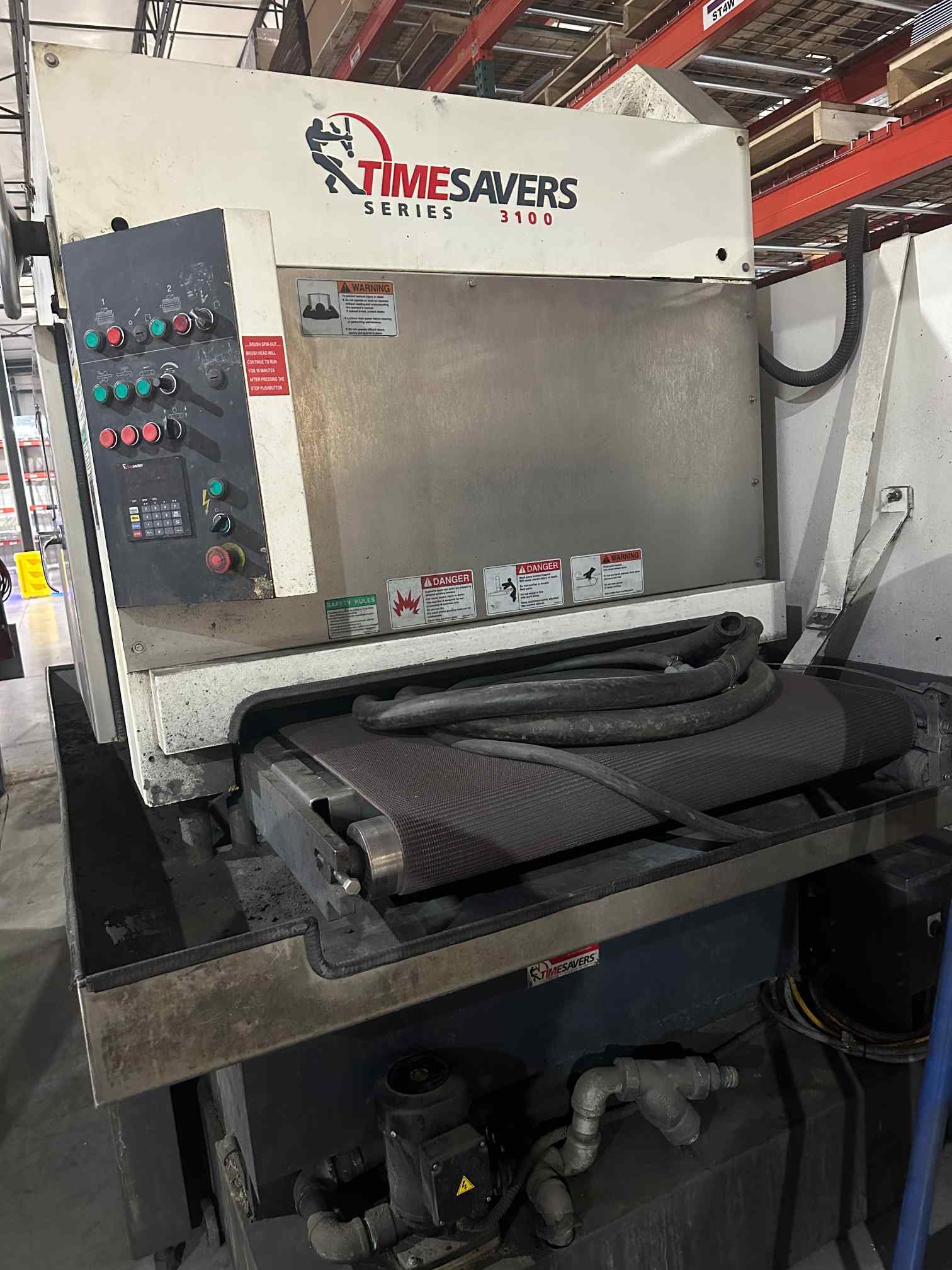 Timesavers Series 3100 PFA-240-3 Wide Belt Wet Finishing Machine