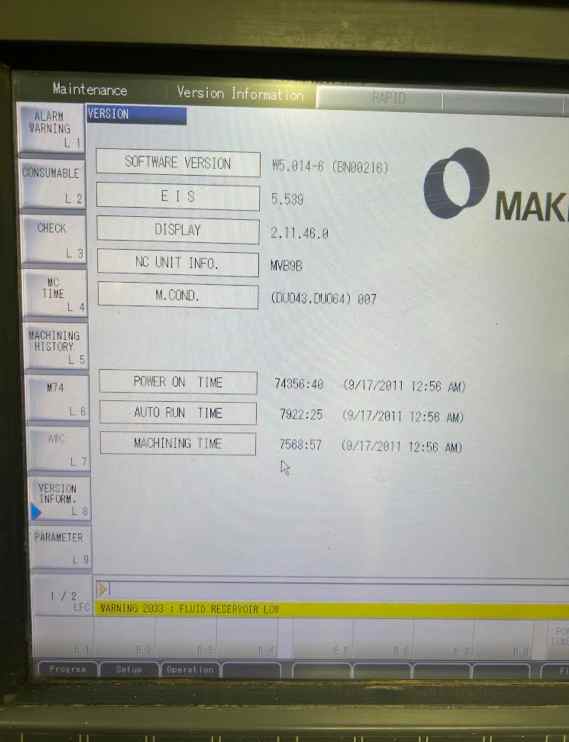 Makino DUO43 CNC Wire EDM