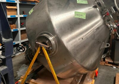 british remo model 2000dl stainless steel double cone blender mfg 2018