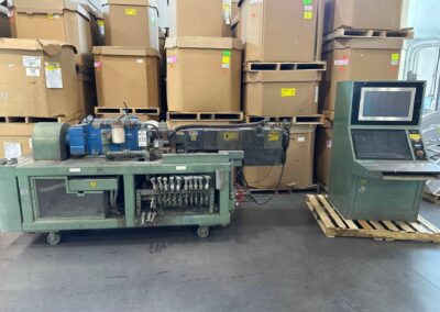 davis standard d-tex32 32mm co-rotating twin screw extruder for sale