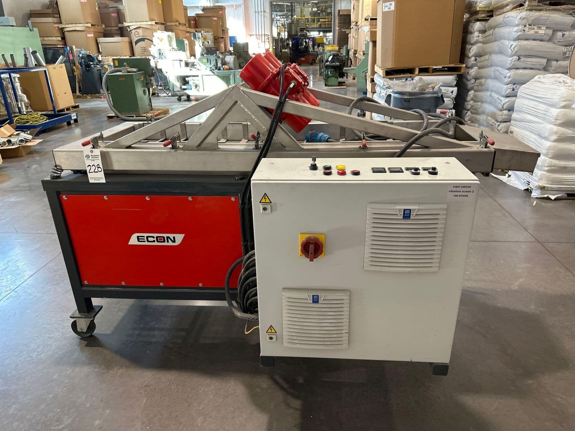econ-evs600-stage-2-electrically-heated-vibratory-screener econ evs600 stage 2 electrically heated vibratory screener