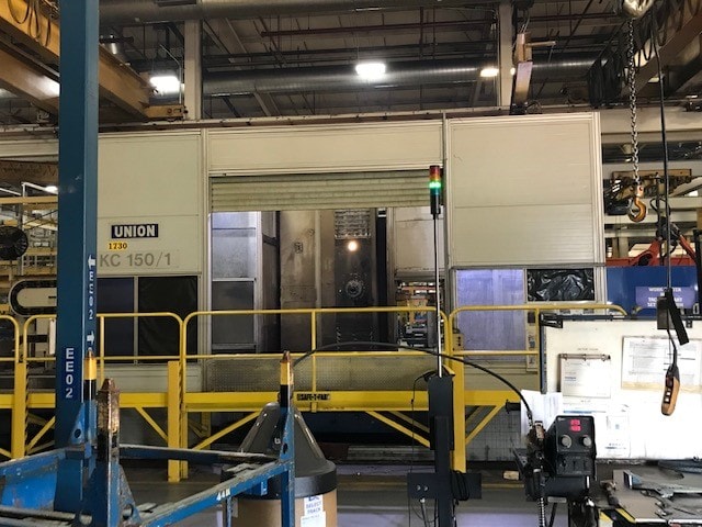 5.9" Union KC150 CNC Horizontal Boring Mill