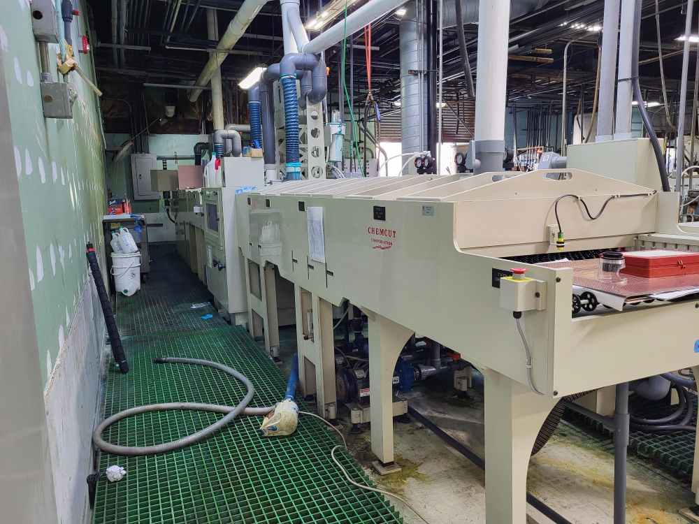 Chemcut XLI-30 Resist Strip/Alkaline Etch Wet Processing System
