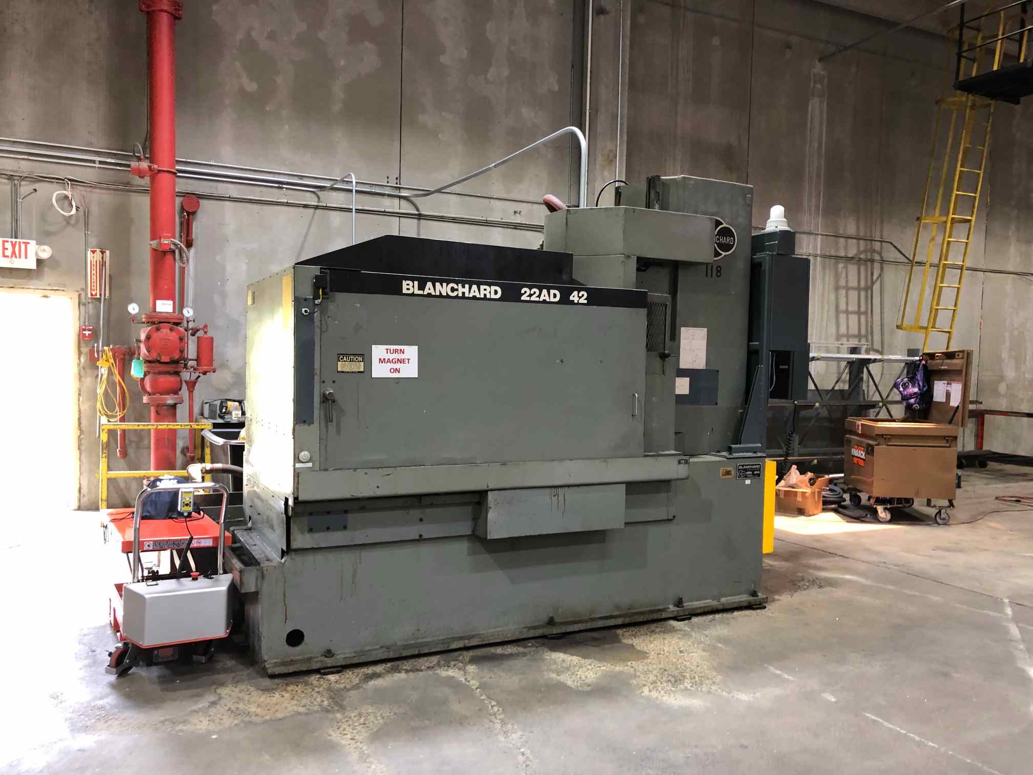 42" Blanchard 22AD-42 Rotary Surface Grinder