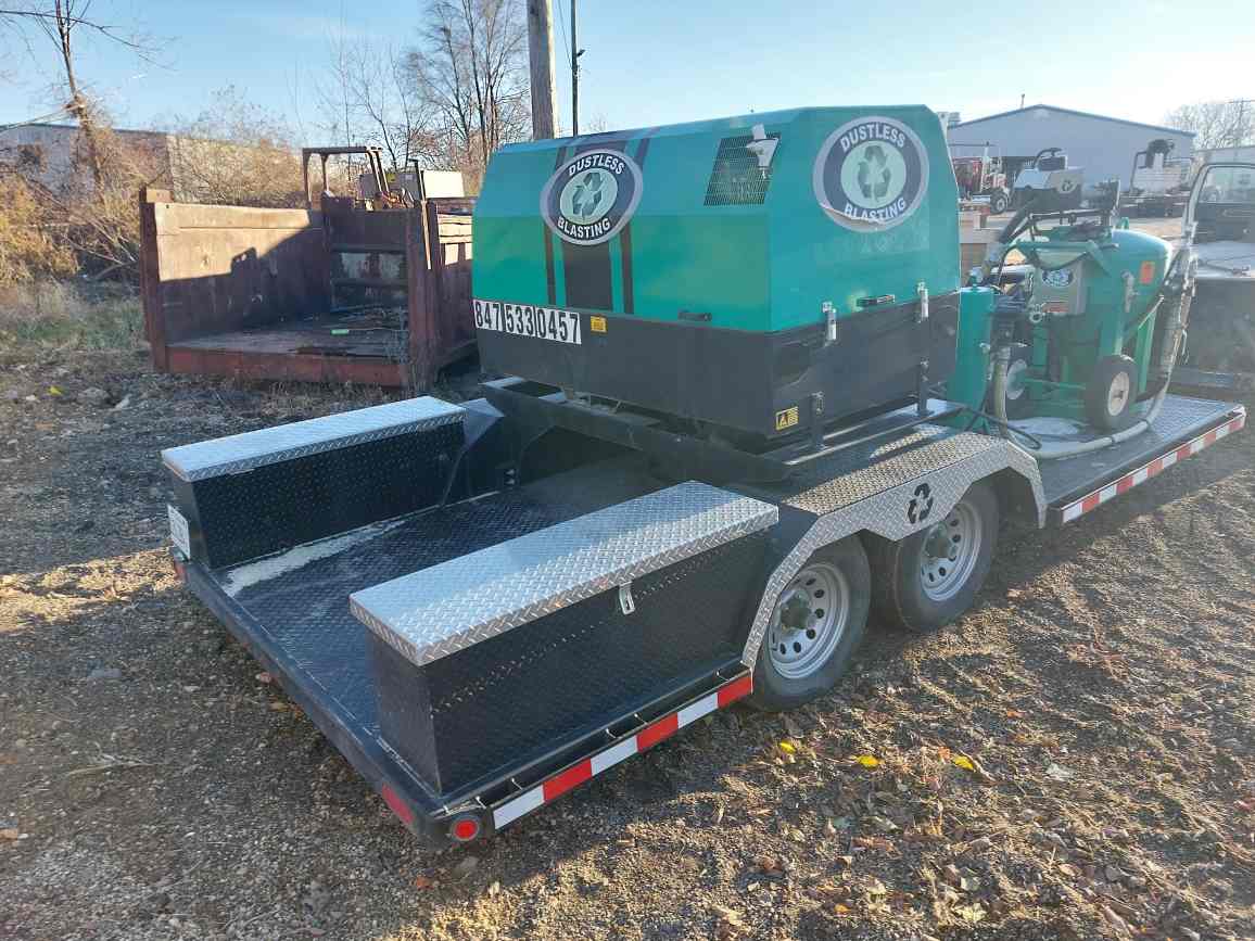 MMLJ Dustless Blasting DB500MXL Utility Trailer