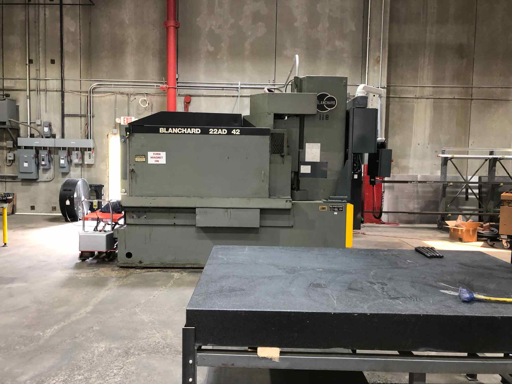 42" Blanchard 22AD-42 Rotary Surface Grinder