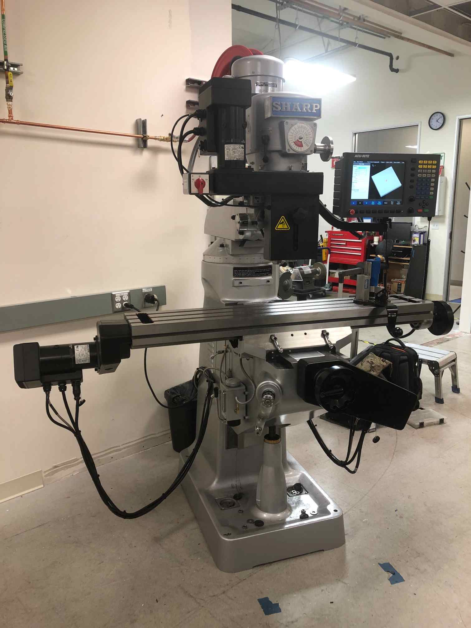 Sharp LMV-50 3 Axis CNC Knee Mill