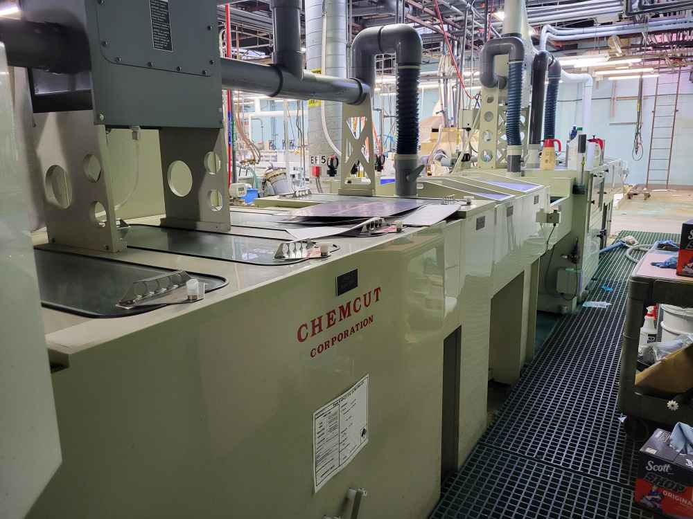 Chemcut XLI-30 Resist Strip/Alkaline Etch Wet Processing System