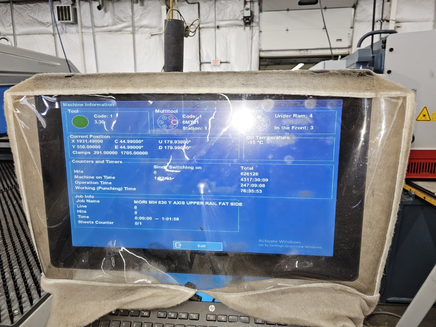 30T Euromac MBX 6 Plus 1250/30-2250 CNC Turret Punch