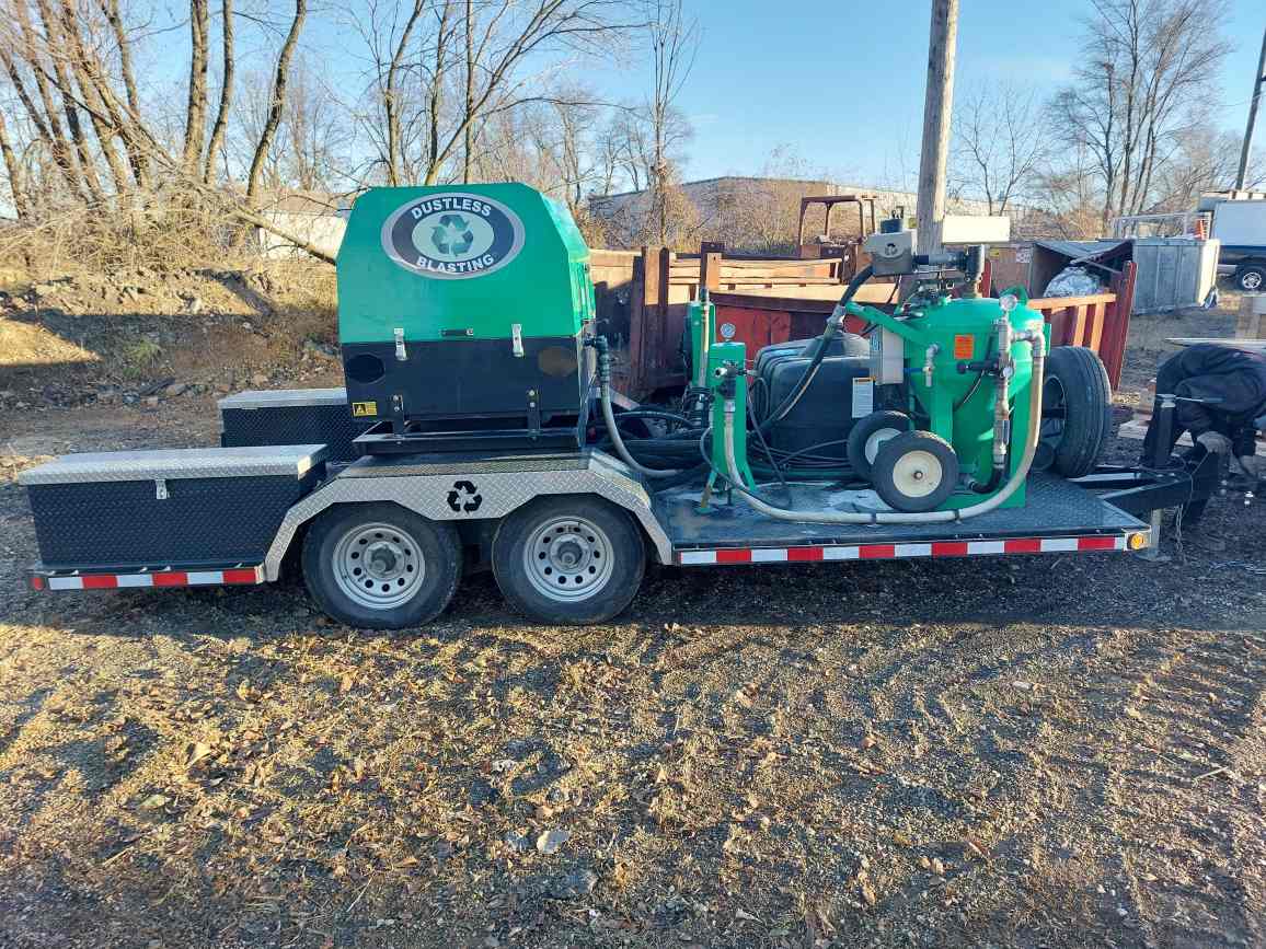 MMLJ Dustless Blasting DB500MXL Utility Trailer