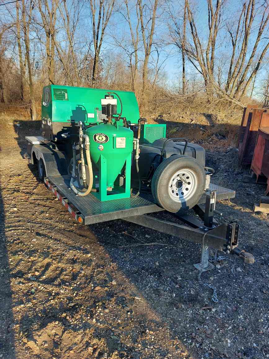 MMLJ Dustless Blasting DB500MXL Utility Trailer