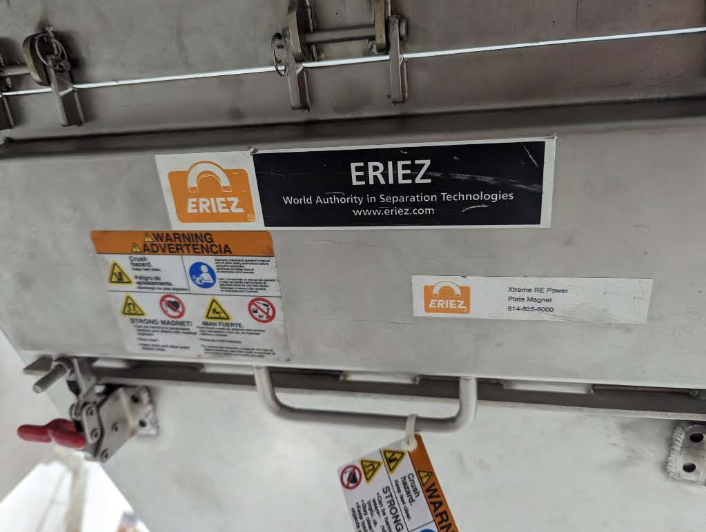 Eriez Xtreme RE Power Plate Magnet Inspection Table