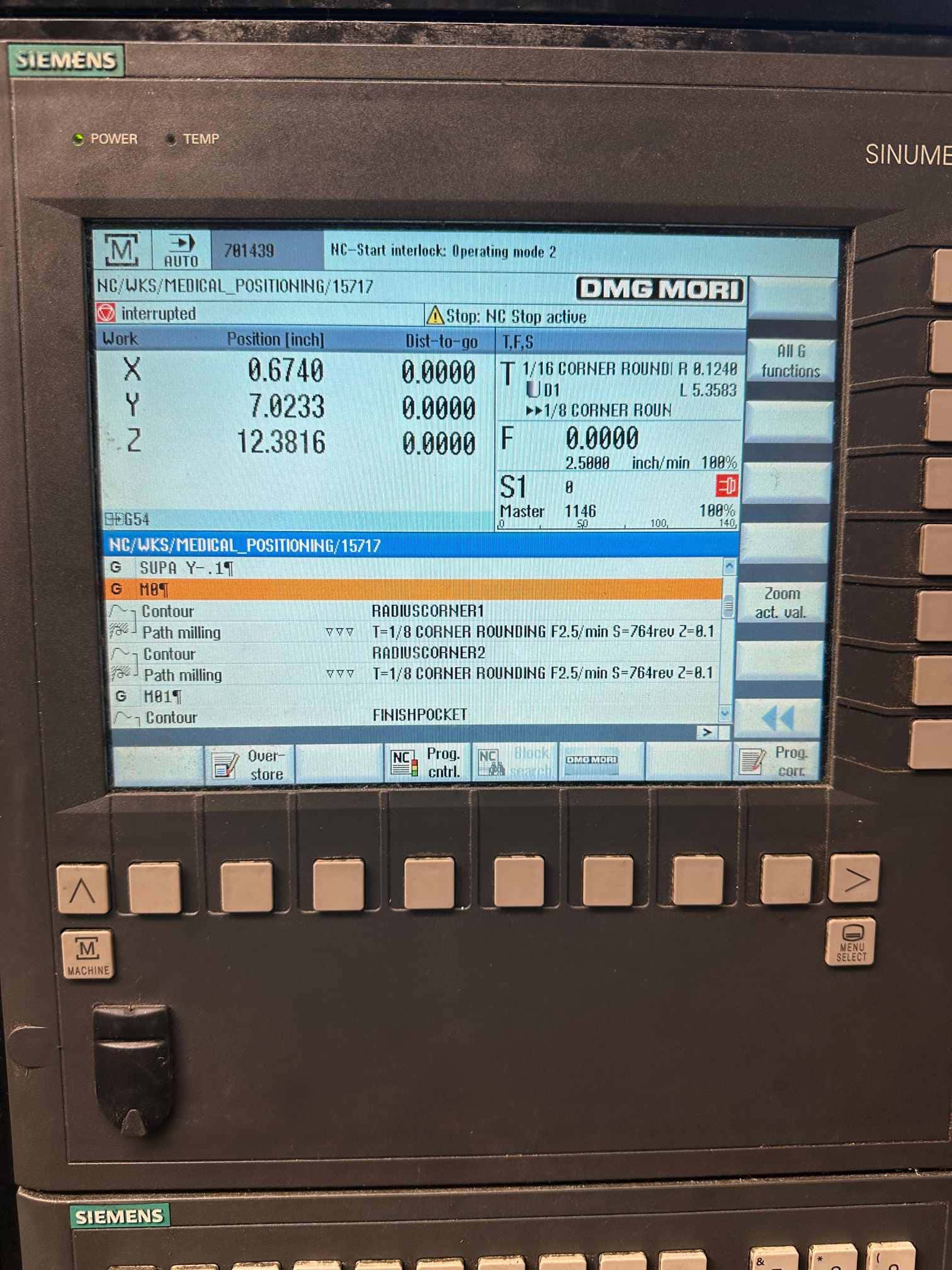 DMG Mori Seiki Milltap 700 CNC VMC
