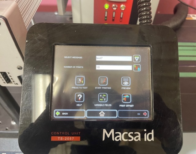 Macsa K-1030 Coder Laser System