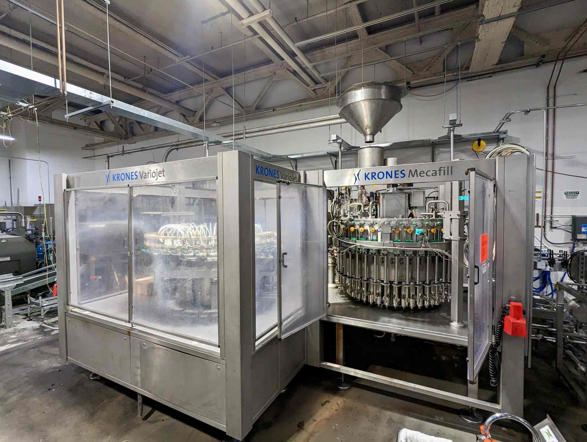 Krones 040-113-M Mecafill 40 Head Bottle Filler with Variojet Rinser