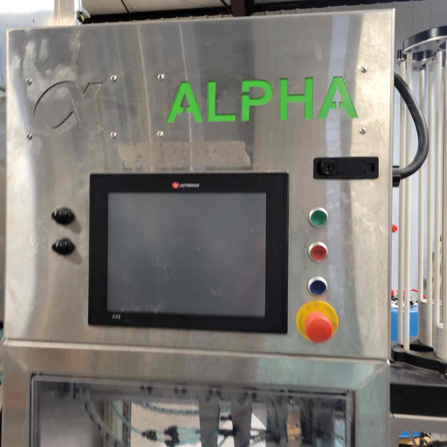 Alpha Brewing Operations 4 Head Filler with Co2 Purge and Rinse Station Canning Line