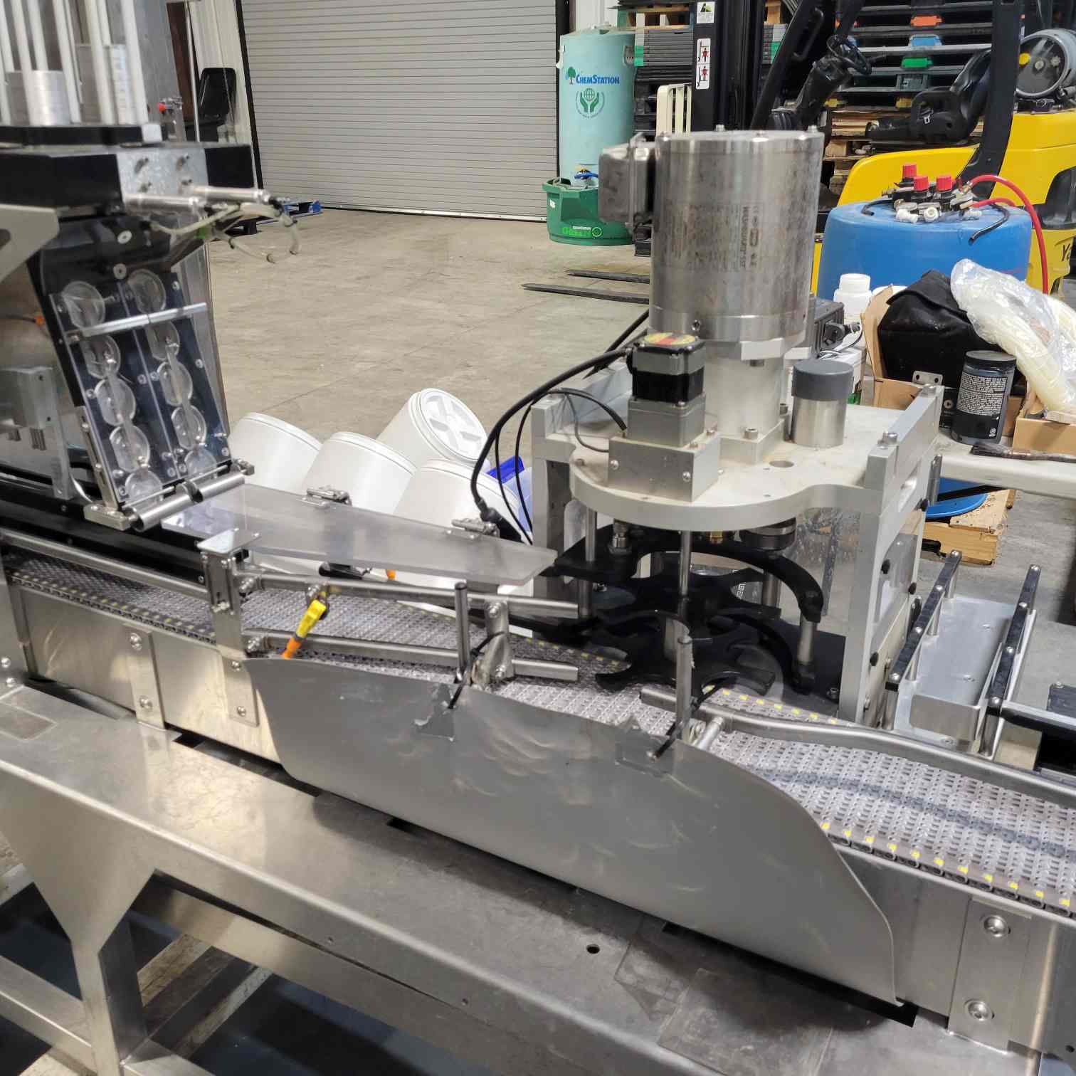 Alpha Brewing Operations 4 Head Filler with Co2 Purge and Rinse Station Canning Line