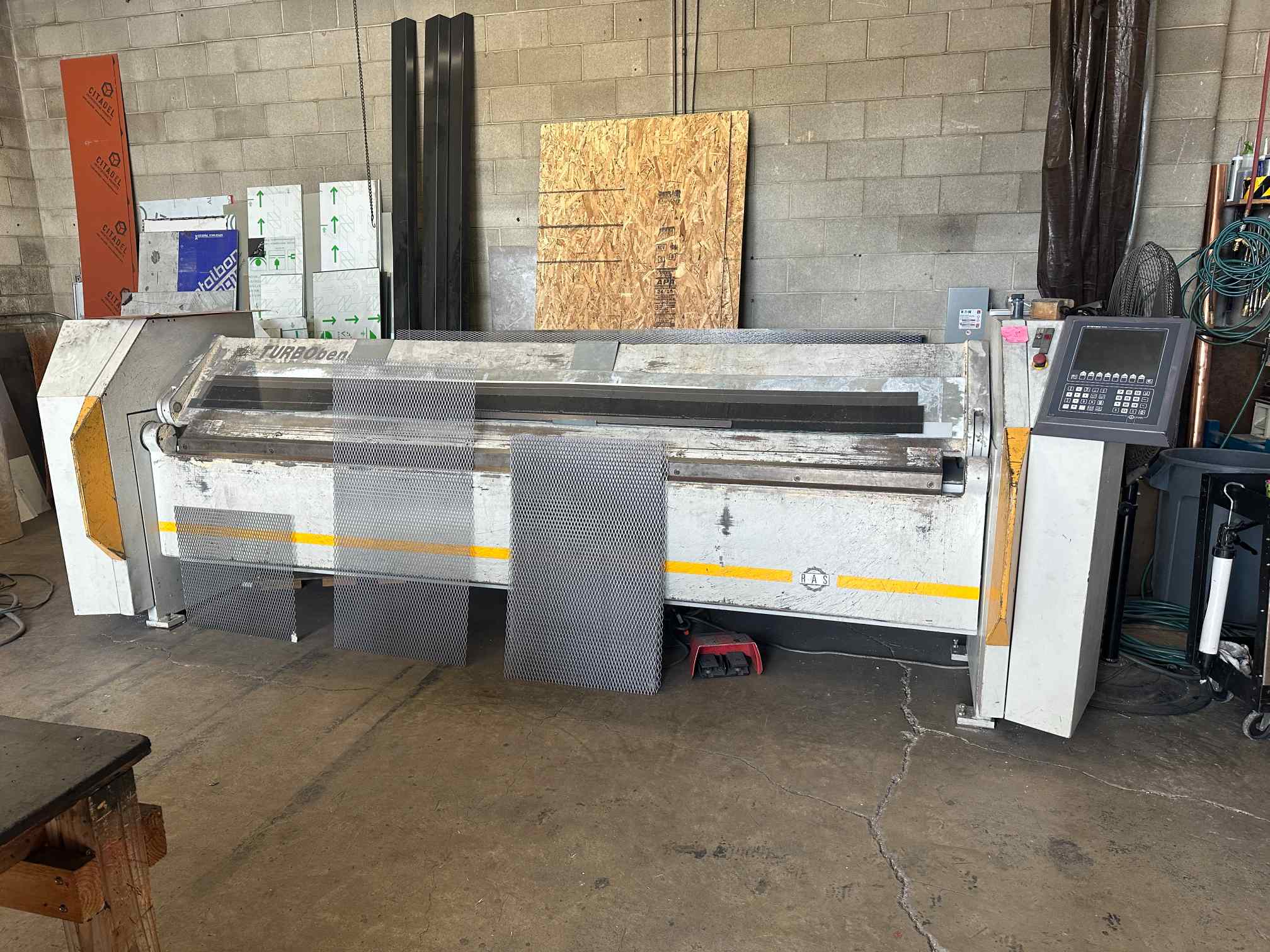 16 Gauge x 10' RAS Turbobend CNC Folding Machine