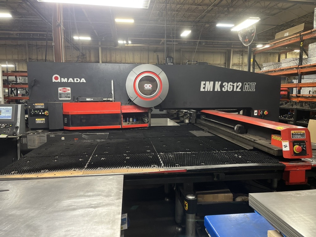 33 Ton Amada EMK-3612 MII Turret Punch