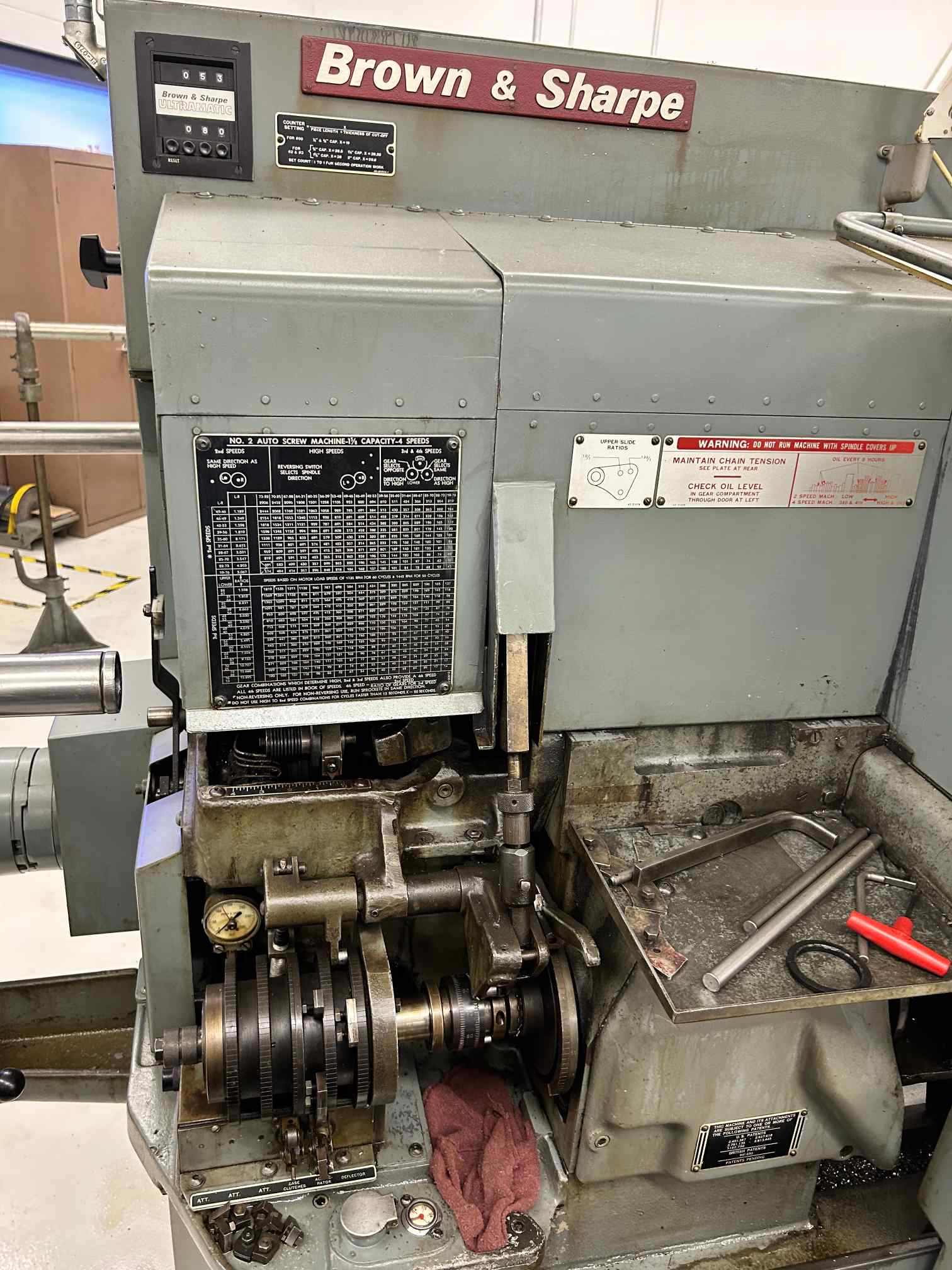 Brown & Sharpe No. 2 - 1-5/8" Screw Machine