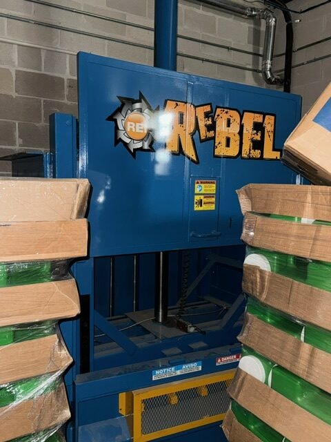 60" Recycling Equipment Inc. Rebel Vertical Baler RE-VB605-60-5S