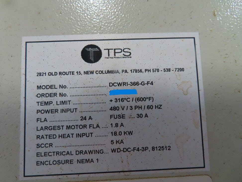 Blue M Batch DCWRI-366-G Industrial Oven