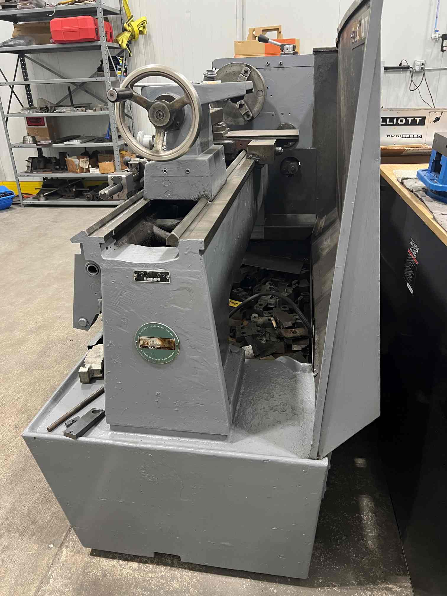 16" x 36" Elliot M16 Engine Lathe