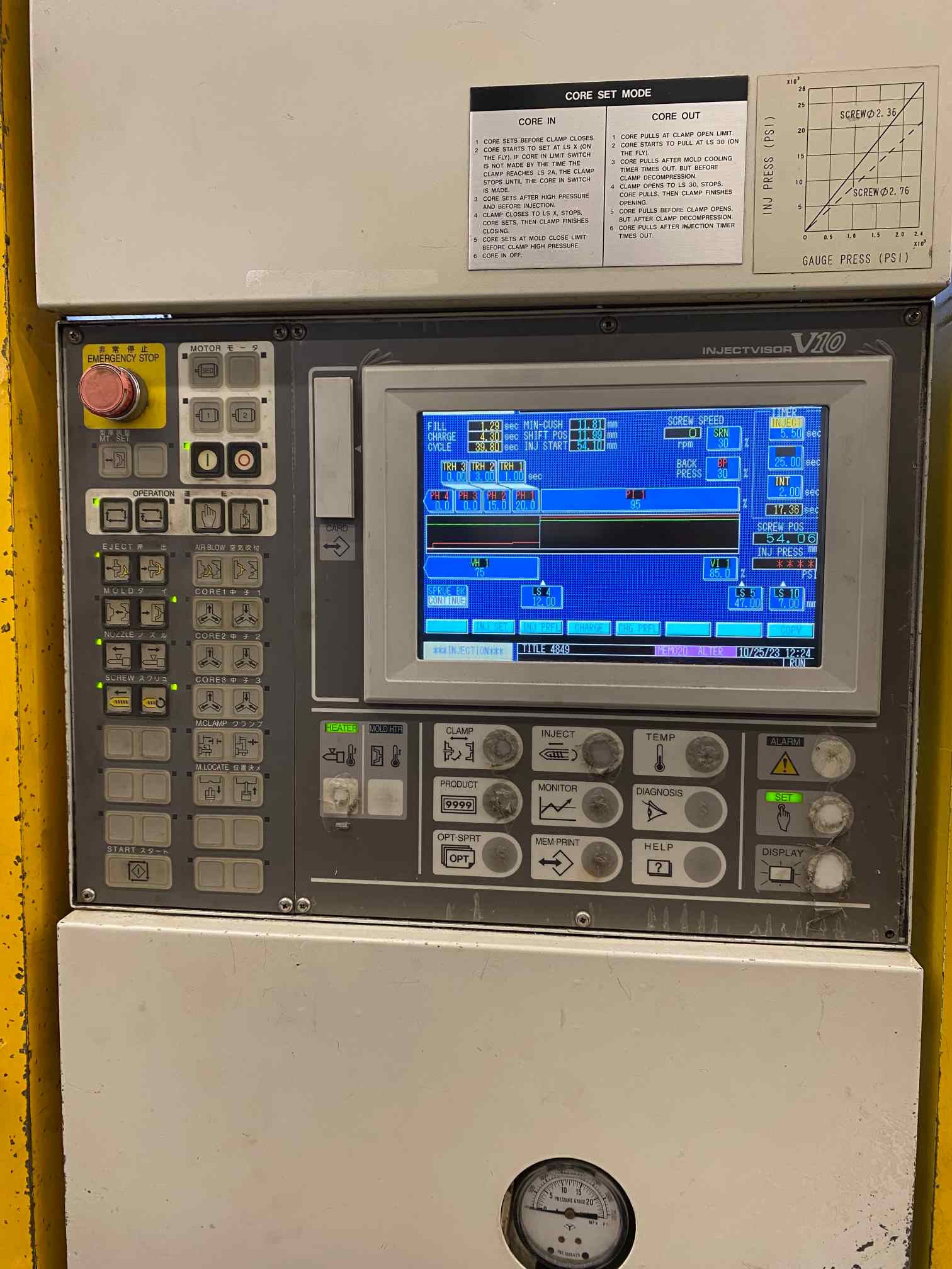 310 Ton Toshiba ISGS310S10-19AT Injection Molding Machine