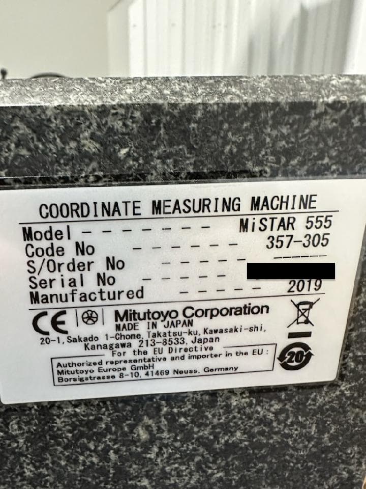 Mitutoyo MiSTAR 555 CMM