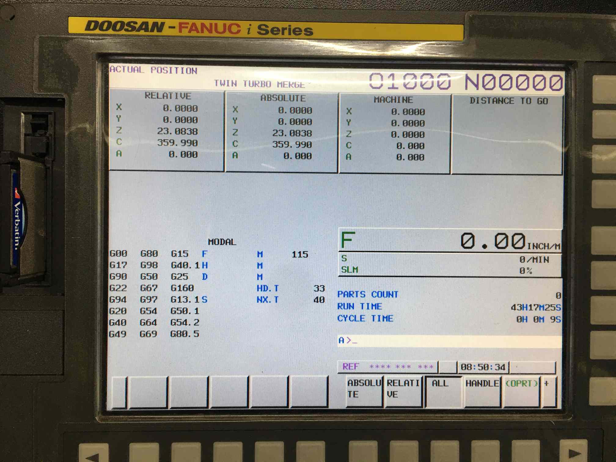 Doosan DNM200/5AX VMC