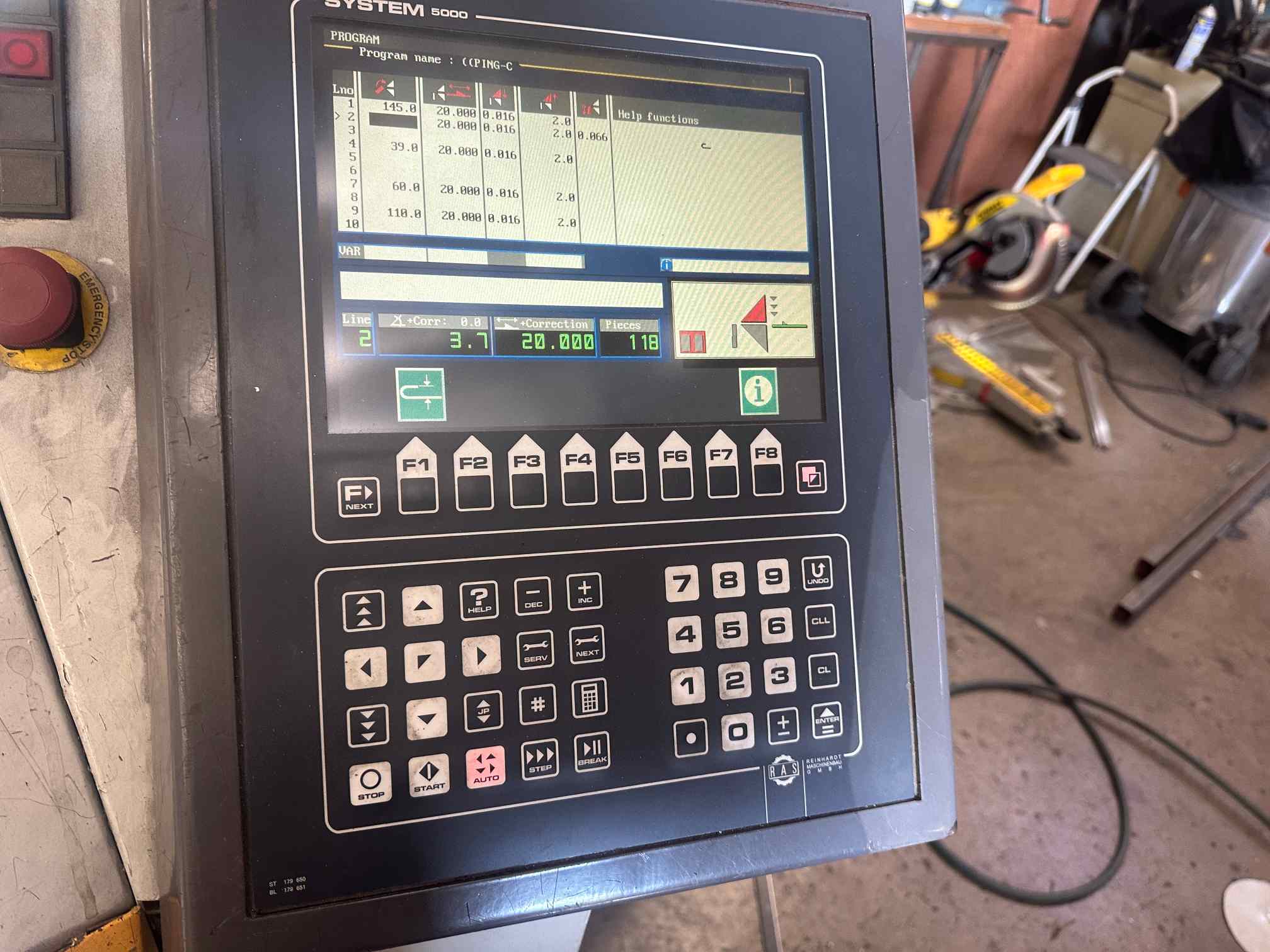 16 Gauge x 10' RAS Turbobend CNC Folding Machine